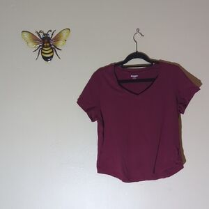 Old Navy Maroon Short Sleeve Tee